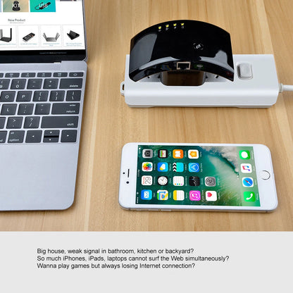 Wireless Signal Booster Wifi Extender Small Network Repeater Ap Broadband Home Router Signal Amplification Extension