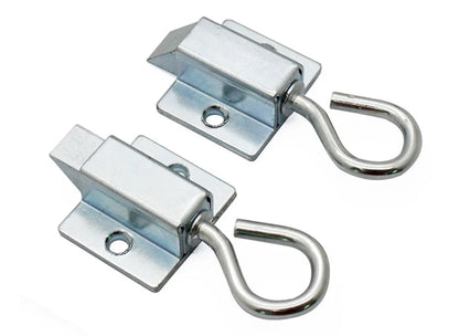 Window Gate Security Pull Ring Spring Bounce Door Bolt Anti-theft  Latch Lock Carbon Steel Retractable Hasp Industrial Hardware