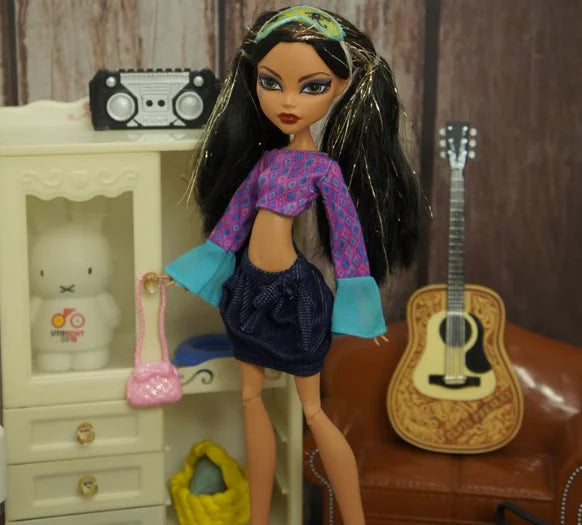 New different styles for choose accessories Casual doll clothes for MH Doll Fashion Cute Newest BBIKG445