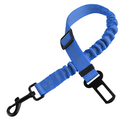 Pet Cat Dog Car Seat Belt Adjustable Safety Travel Clip Reflective Elastic Traction Rope French Bulldog Dog Accessories Supplies