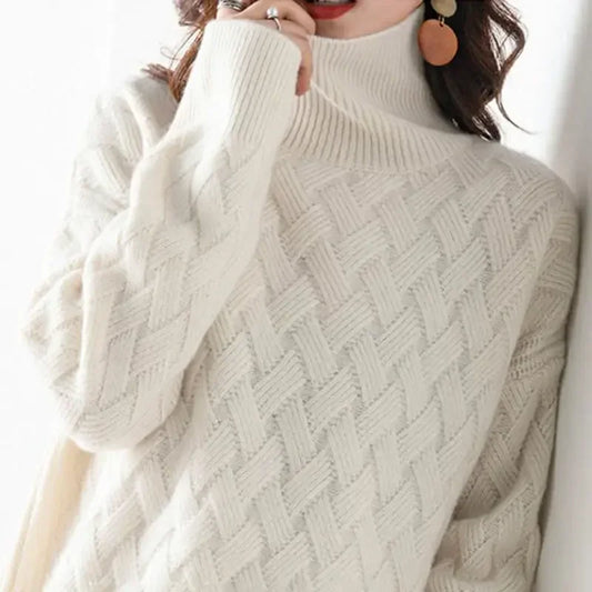 Oversize Thick Sweater S- XLWomen Loose Sweater Winter Casual Chic Cashmere Pullovers Pullover Female Long Sleeve