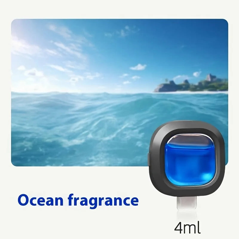 30-Day Long-Lasting Car Air Freshener Vent Clip - Essential Oil Scented Odor Eliminator, 0.14 oz Each, Non-Toxic Fragrance Sourc