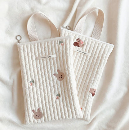 Mommy Bag Diaper Nappy Bag Baby Stuff Organizer Mini Handbags Caddy Storage Bag for Mom Cute Bear Babies Accessories