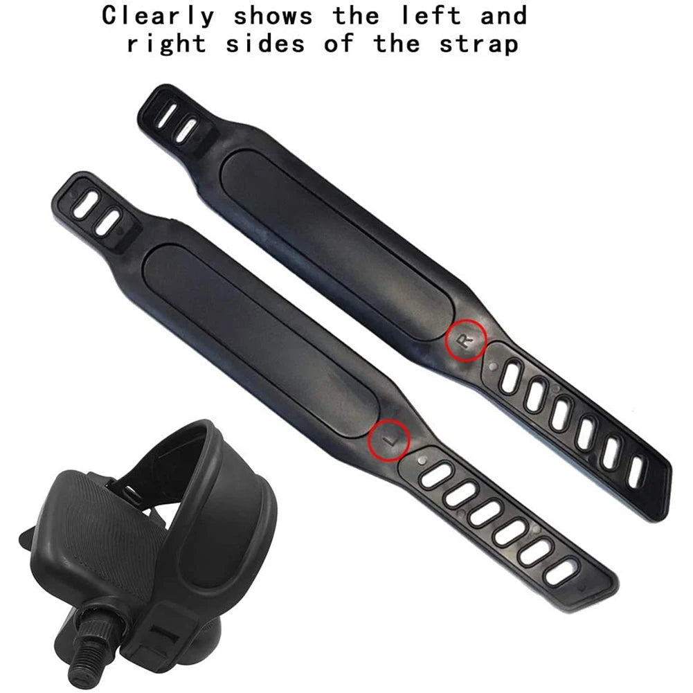 8PCS Exercise Bike Pedal Straps, Adjustable Pedal Straps Foot Pedal Spinning Exercise Bike Home or Gym