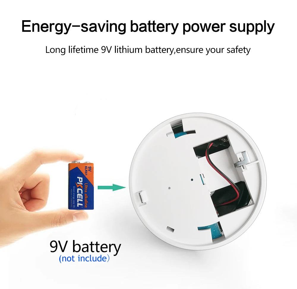 Tuya Smart Wifi Smoke Detector Sensor 80DB Alarm Fire Smoke Detector Wifi Fire Protection Home Security Alarm Smart Life APP