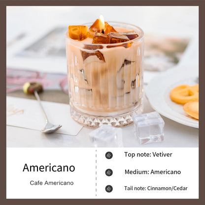 Scented Candles Iced American Coffee Aromatherapy Candle Plant Wax Home Handmade Coffee Aromatic Candles