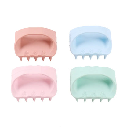 Scalp Scrubber Shampoo Brush Massager Clean Scalp Comb With Handle Hair Washing Brush Scalp Exfoliator Brush Head Scrubber Tools