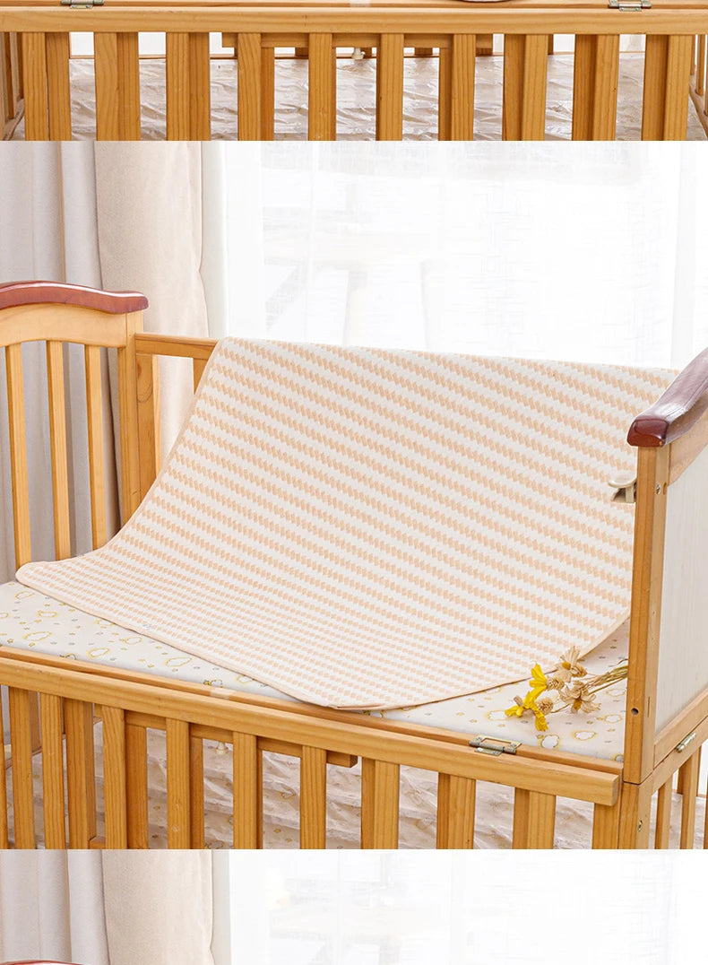 Diaper Changing Pad Changing Mat Covers Washable Waterproof Nappy Newborn Reusable Infant Cotton Urinal Mat Breathable Baby