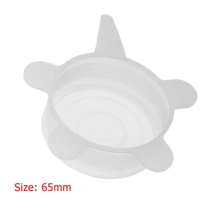 4-1PCS Silicone Covers Adaptable Silicone Lids Silicone Caps for Food Universal Dish Stretch Lids for Cans Kitchen Accessories