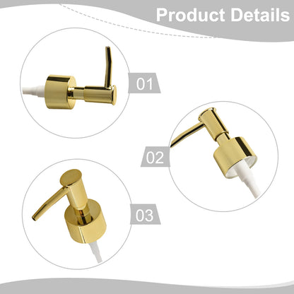 Creams Replacement Soap Dispenser Pump Kitchen Bathroom Brushed Silver Monitor Brightness Essences Gold Real SPAs