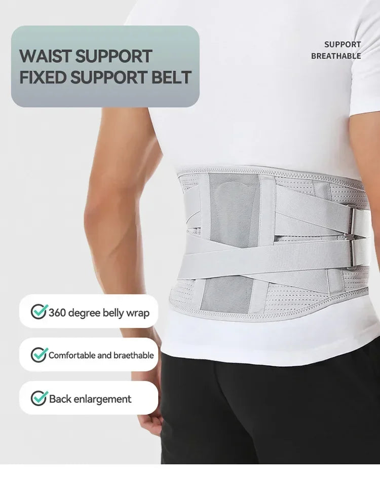 Lumbar Back Brace for Lower Back Pain with Removable Lumbar Pad,Lumbar Support Belt for Men & Women with Bionic Support System