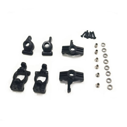 wltoys 144001 124019 124017 axle hus set front steering hubs C hubs rear axle hubs with bearing screws accessories parts