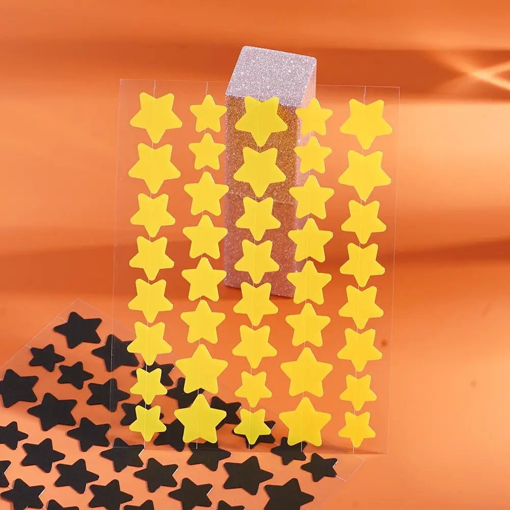 40pcs Colorful Star-Shaped PE Pimple Patches - Cute and Invisible Pimple Cover Stickers for Pimple Removal