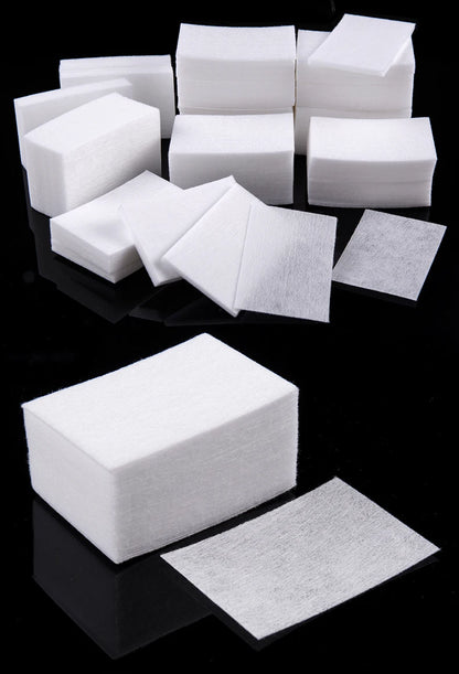 450pcs Lint-Free Nail Polish Remover Wipes Cotton Wipes Manicure Cleaner UV Gel Nail Polish Removal Pads Papers Cleansing Tools