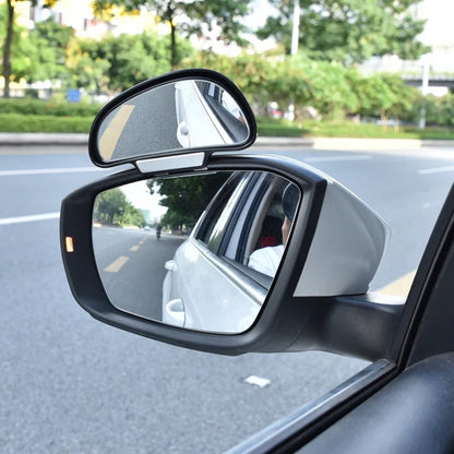 1PC Car Mirror 360 Degree Adjustable Wide Angle Side Rear Mirrors blind spot Snap way for parking Auxiliary rear view mirror ﻿