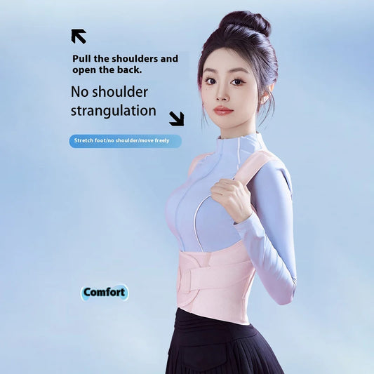 AIQUE Back Posture Corrector Lumbar Pad Waist Support Hunchback Spinal Orthopedic Straps Correct UNISEX Back Brace For Adult