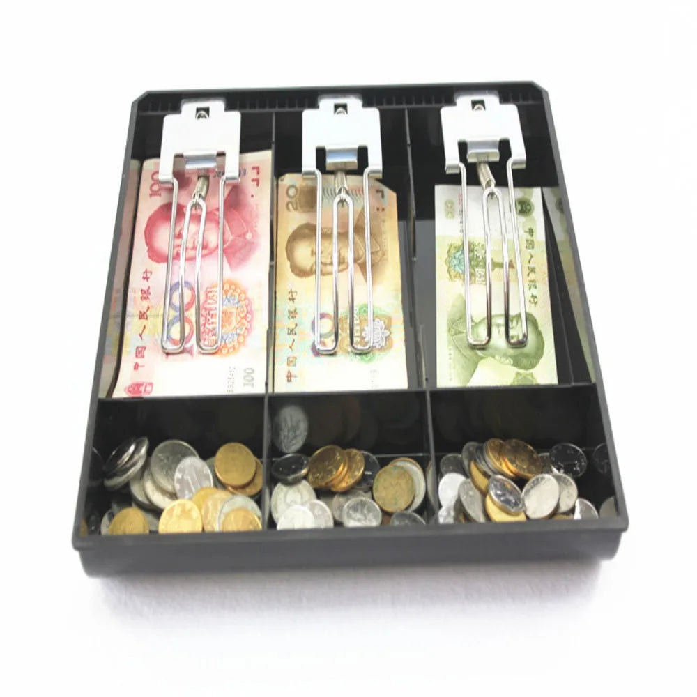 Money Counter Case Store for Cash register box 3/4/5compartments Cashier Box Cash Register Box Coin Drawer box Cash Drawer Tray