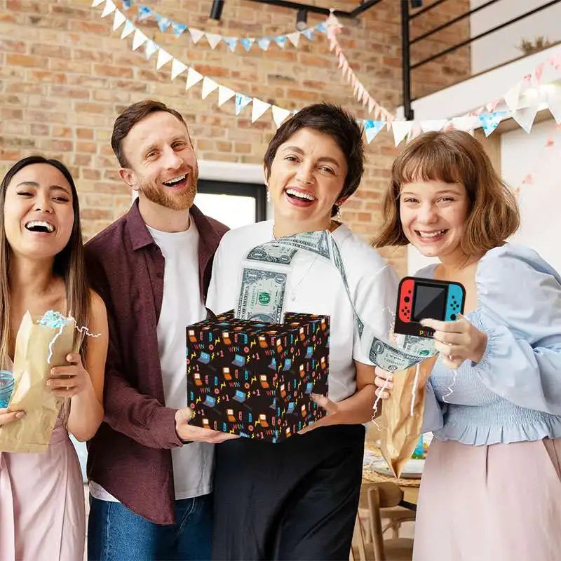 Birthday Money Box for Cash Gift Pull Money Box for Cash Gift Money Pull Box for Cash