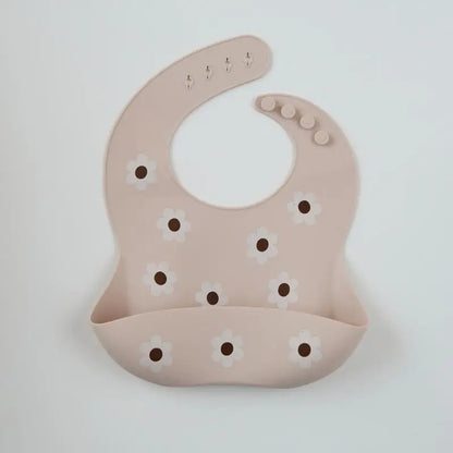 Baby silicone bib, bear bib, baby eating, children's complementary food, saliva bib, waterproof saliva towel