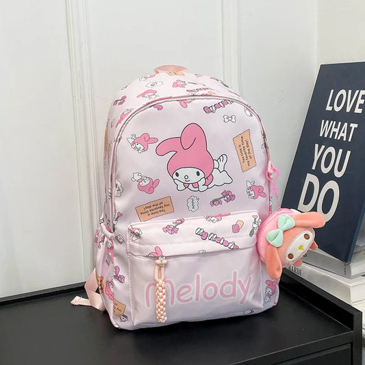 New style trendy student schoolbag cartoon print cute large capacity backpack fashionable middle school student backpack