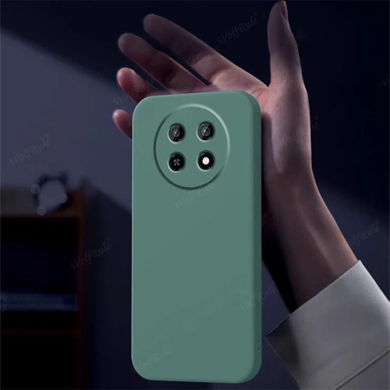 For Huawei Nova 12i Case Cover Huawei Nova 12i Capa Phone Back Bumper Shockproof TPU Liquid Silicone Soft Fundas Huawei Nova 12i