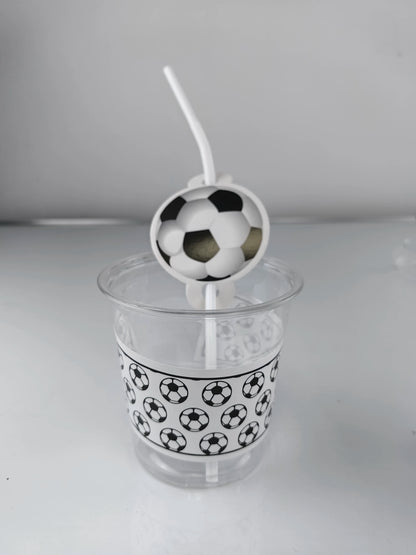 10/20/30Pcs Sports Soccer Water Bottle Labels Personalized Kids Party Stickers Birthday Party Decoration For Kids