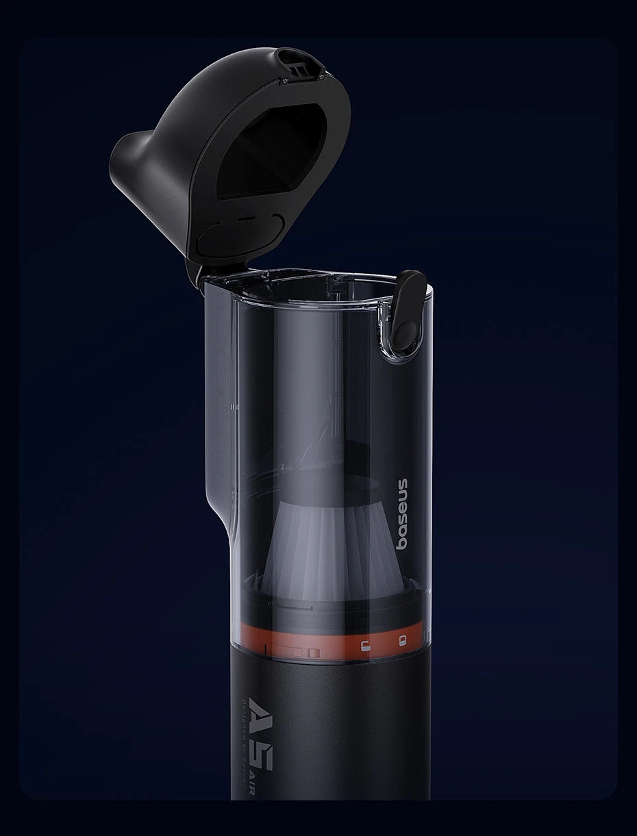 Baseus A5 Air Car Vacuum Cleaner 2-in-1 Powerful Wireless Cleaner Strong Suction Handheld Car Cleaning Portable Home Appliance