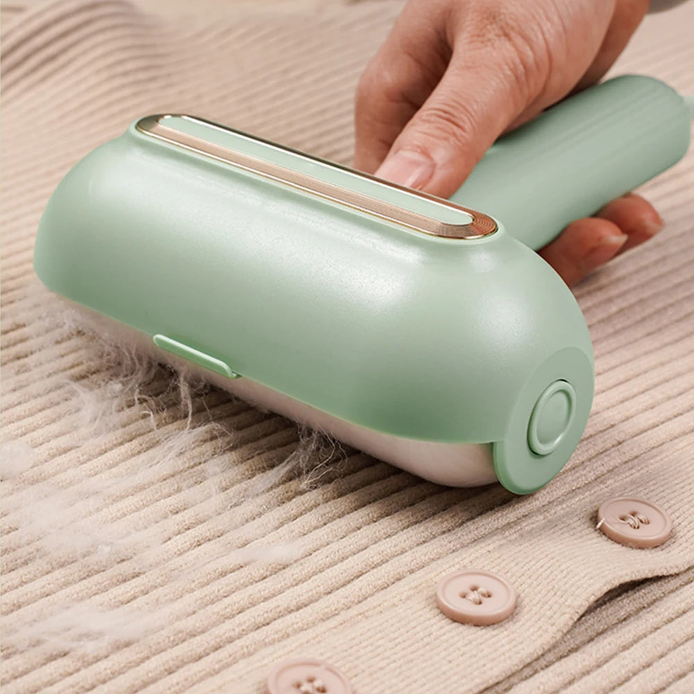 Reusable Portable Roller for Clothes Pet Hair Remover Dust with Handle Removal Eliminator Brush Hairs Sticky Lint Roller Cleaner