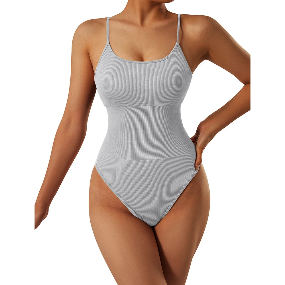 Shapewear Women Bodysuits Underwear Slimming Bodysuit Women Sexy  Body Shaper Strap High Girdle Slimming Sheath Tummy Shapewear