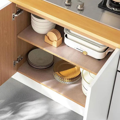 Reusable Shelf Liners Cabinet Mat Drawer Mat Moisture-Proof Waterproof Dust Anti-Slip Fridge Kitchen Table Pad Paper