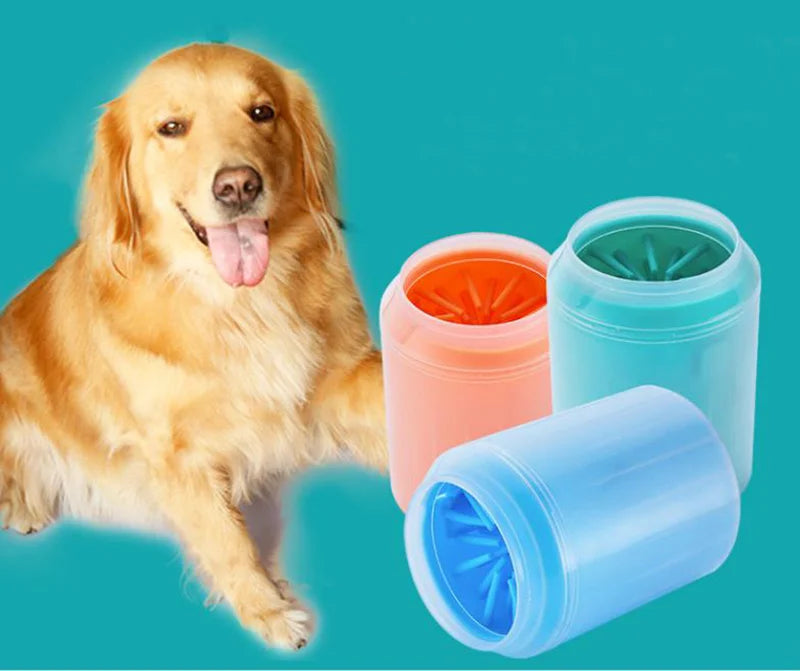 Pet Paw Cleaner Paw Plunger Soft Silicone Foot Cleaning Foot Wash Cup Portable Cats Dogs Paw Clean Brush Home Pet Supplies