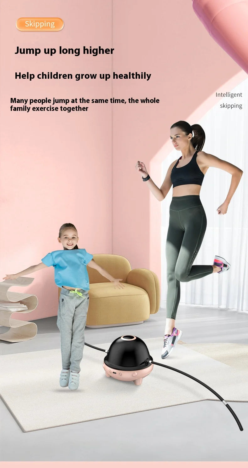 Smart Automatic Electric Skipping Machine Multi-person Fitness Intelligent Rope Electronic Adjuster Counting Jump Rope Machine