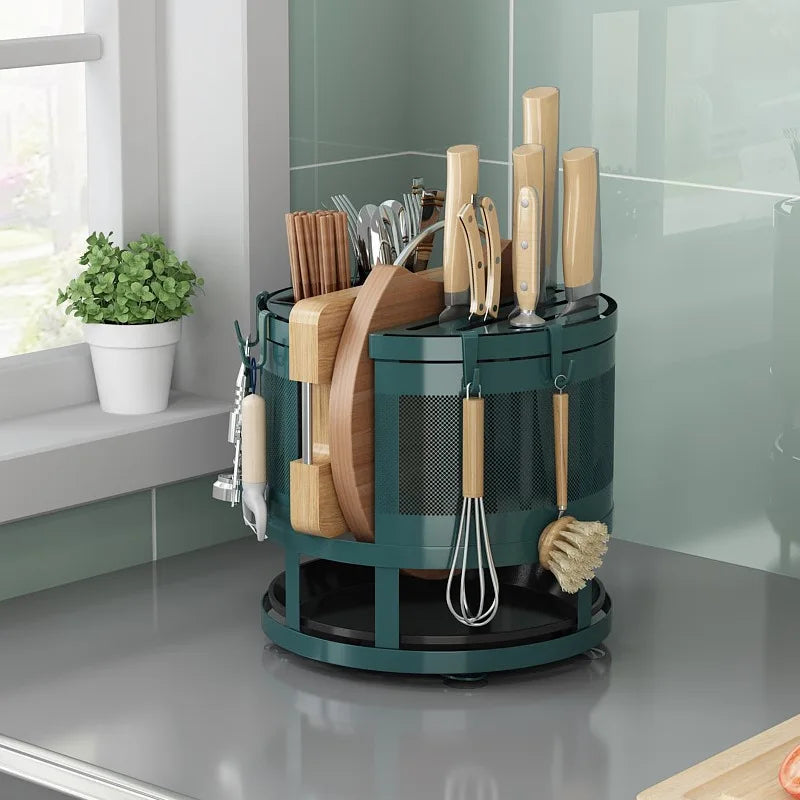 Kitchen Utensils Useful Things Knife Holder Kitchen Knives Stand Chef Accessories Home Items Storage Rack Dining