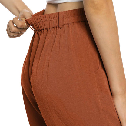 Womens Casual Wide Leg Pants High Waisted Button Down Straight Long Trousers Palazzo Pants Elegant Woman Flared Pants Youthful