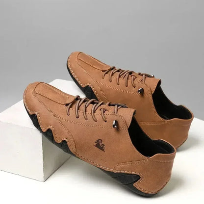 Men's Shoes 2025 Spring  Autumn New Business Casual Leather Shoes Men's Single Shoes Simple British Loafers Trendy Travel Shoes