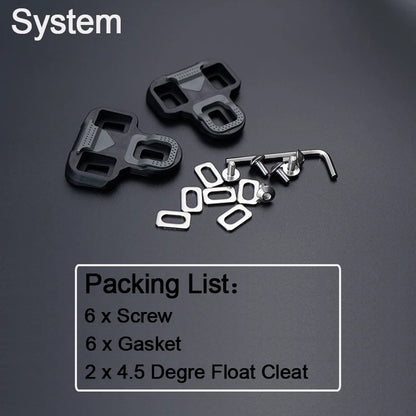 Road Bike Cleats Applicable LOOK KEO Pedal Cleat 4.5 Degree Self-lock Bicycle Pedal Cleat Cycling Shoe Cleats for LOOK KEO