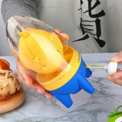 Manual Golden Stirrer Egg White Yolk Shaker Pull Beater Turn Device Homogenizer Home Non-Beater Kitchen Accessories New