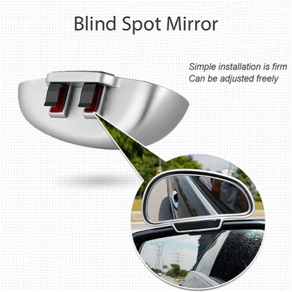 Car Mirror 360 Degree Adjustable Wide Angle Side Rear Mirrors blind spot Snap way for parking Auxiliary rear view mirror