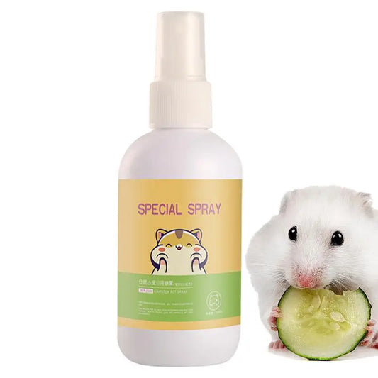 Pet Odor Spray Pet Deodorizer Odor Removal Cage Cleaner Eliminate Pet Odors Long-Lasting Pet Cleaner For Guinea Pigs Rabbits