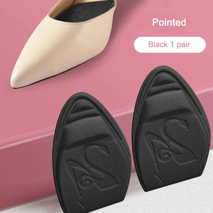 Half Insoles for Shoes Inserts Forefoot Pad Non-slip Sole Toe Plug Cushion Reduce Shoe Size Filler High Heels Pain Relief Pads