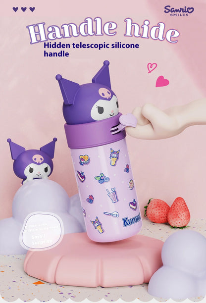 Cartoon Insulated Cup With High Appearance Children'S Water Cup Cute And Portable Student Food Grade Insulated Water Cup Gift