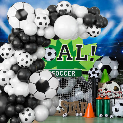 100pcs Football Themed Balloon Party Garland Arch Kit Birthday Party Celebration Party Football Anniversary Party