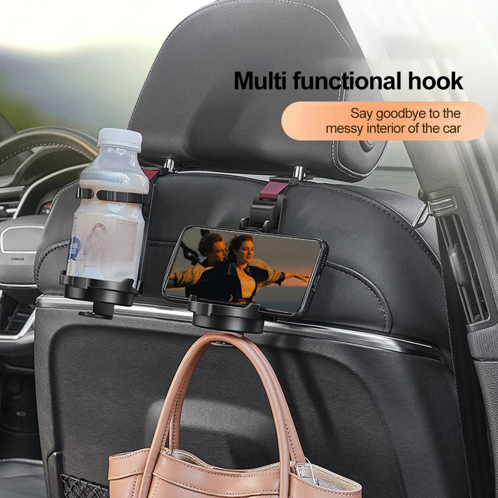 Universal Auto Storage Hanger Car Seat Headrest Hook Organizer Multifunctional Storage Holder for Car Strong for Vehicle