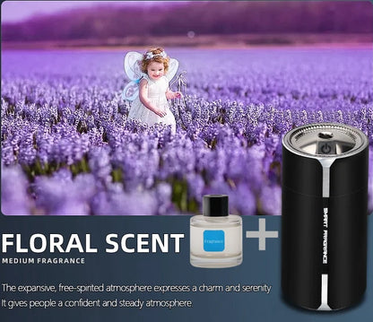 Car Mounted Intelligent Spray Perfume Colorful Ambient Light Aromatherapy Machine Odor Removal High-End Car Interior Accessories