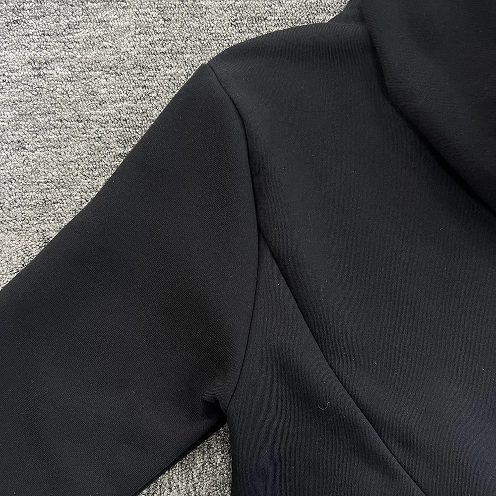 Jogging Streetwear Hoodies Trousers Set Centre Cee Tracksuit Men Clothing Y2k Cotton Sweatshirts Tops Pants Mens Clothes Black