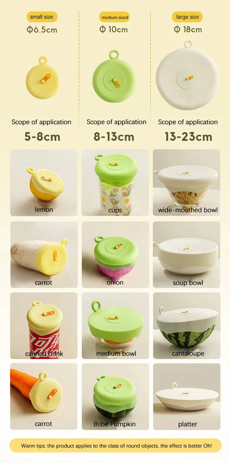 Reusable Self Sealing Lid Silicone Stretch Lids Universal Lid Silicone Bowl Pot Lid Silicone Cover Pan Cooking Food Fresh Cover