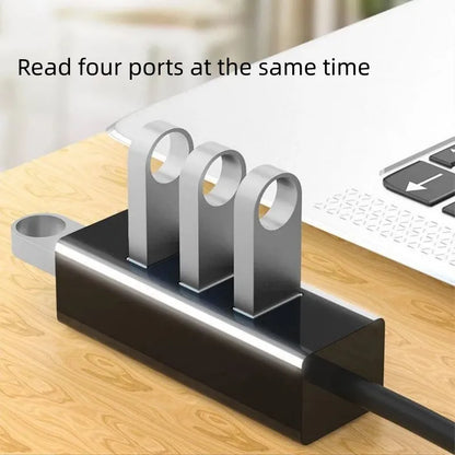 4 in 1 Multi USB Splitter Hub USB Hub USB 3.0 Multiple Expander Switch Hub Docking Stations 30/120CM Cable