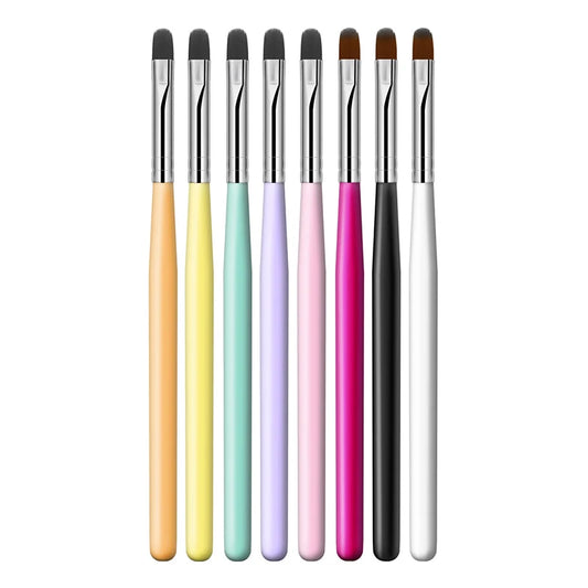 1-9PCS Nails Art Brush Pen 3D Tips Pattern Phototherapy Acrylic UV Gel Extension Builder Coating Painting Pen DIY Manicure Tools