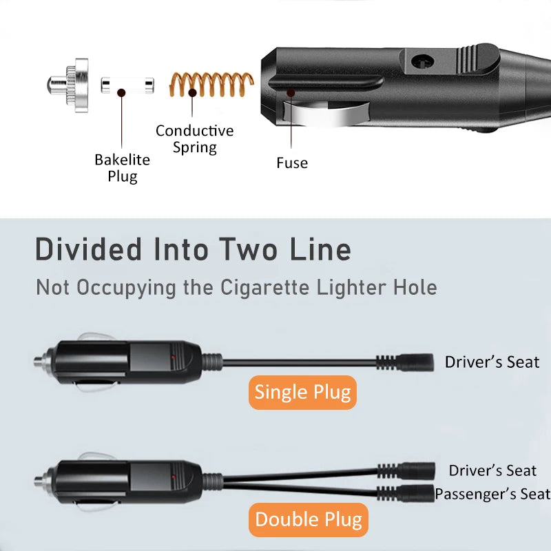 Car Heated Seat Cover 12/24V 30‘ Fast Heating Seat Cushion Universal Car Seat Heater Durable Cloth Thicken Car Heating Pad Seat