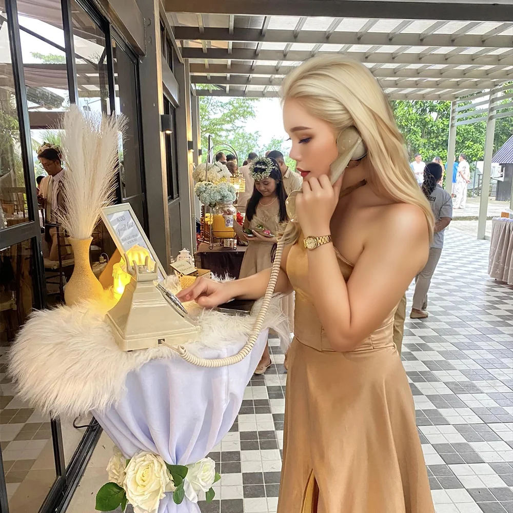 Audio Guest Book Phone wedding guest voice blessing message book banquet voice check-in message phone birthday party celebrati